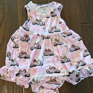 Adorable Posh Peanut x Barbie twirl dress with body suit